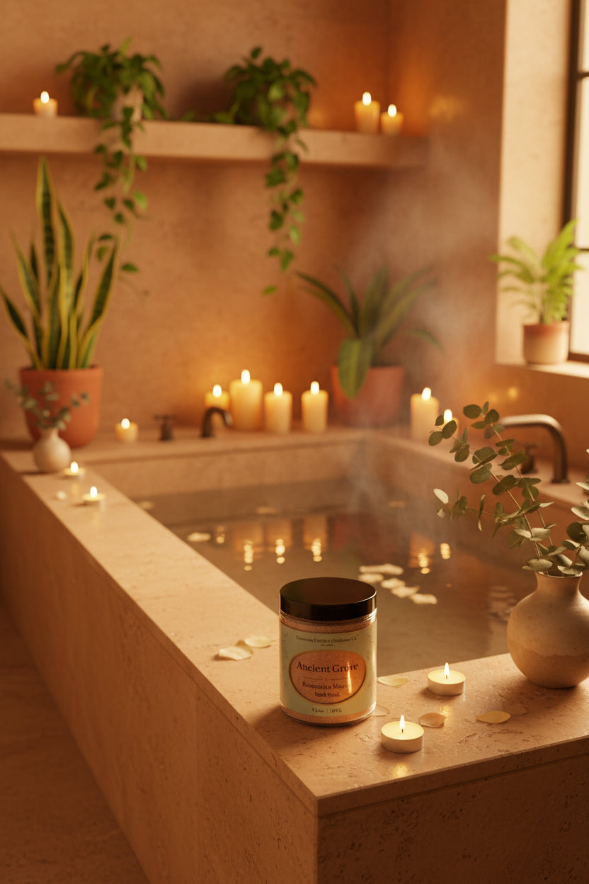 Essential Oil Bath Soaks | Dreaming Peddler's Wellness Co.