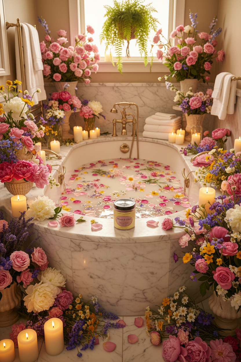 Essential Oil Bath Soaks | Dreaming Peddler's Wellness Co.
