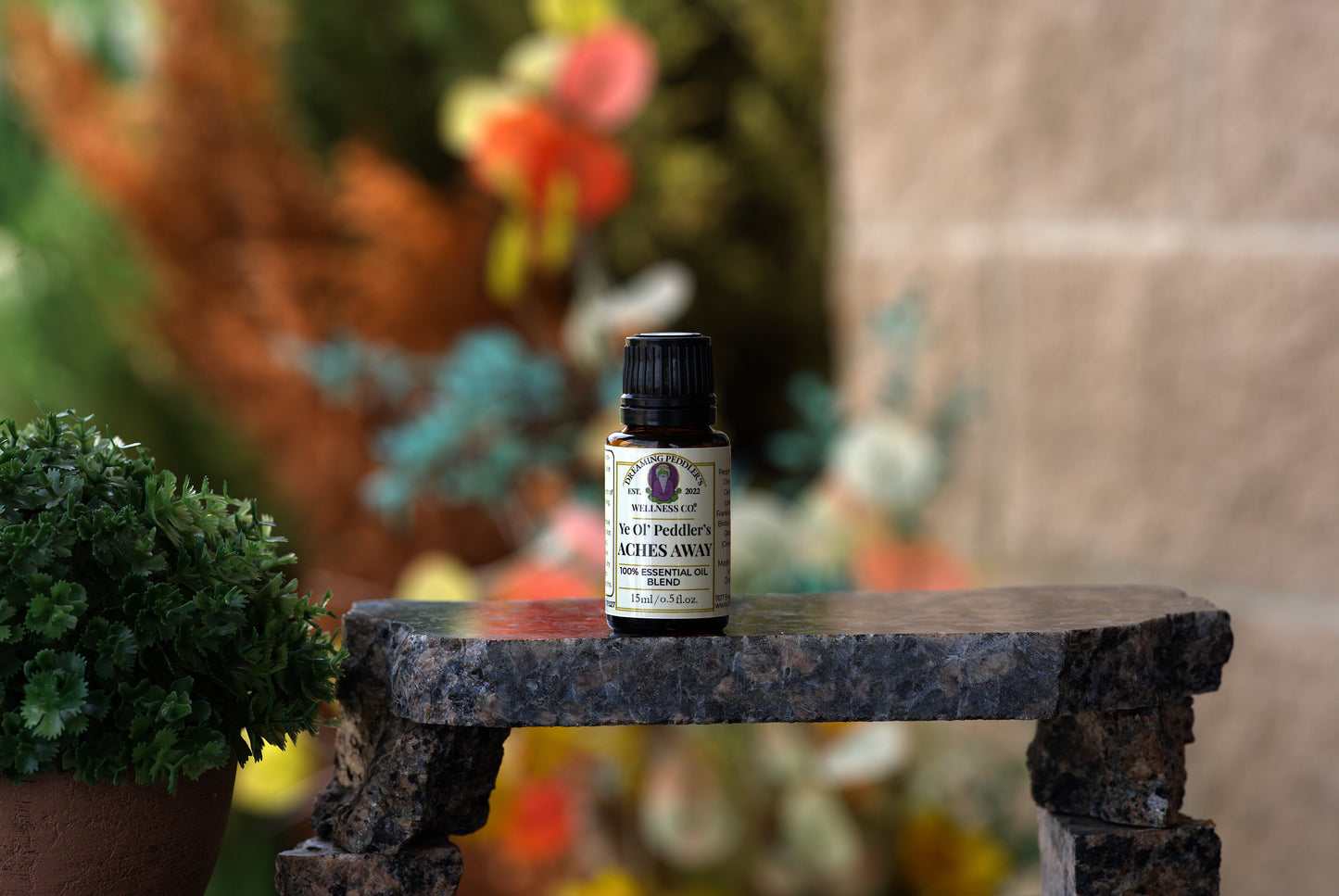 100% Essential Oil Blends | Ye Ol' Peddler's Aches Away | 15ml | Dreaming Peddler's Wellness Co.