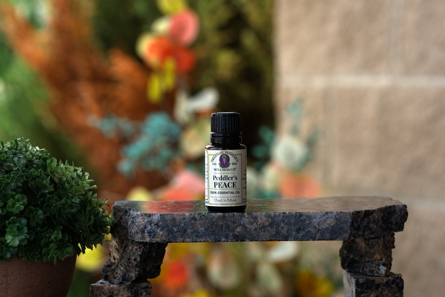 100% Essential Oil Blends |  Peddler's Peace | 15ml | Dreaming Peddler's Wellness Co.