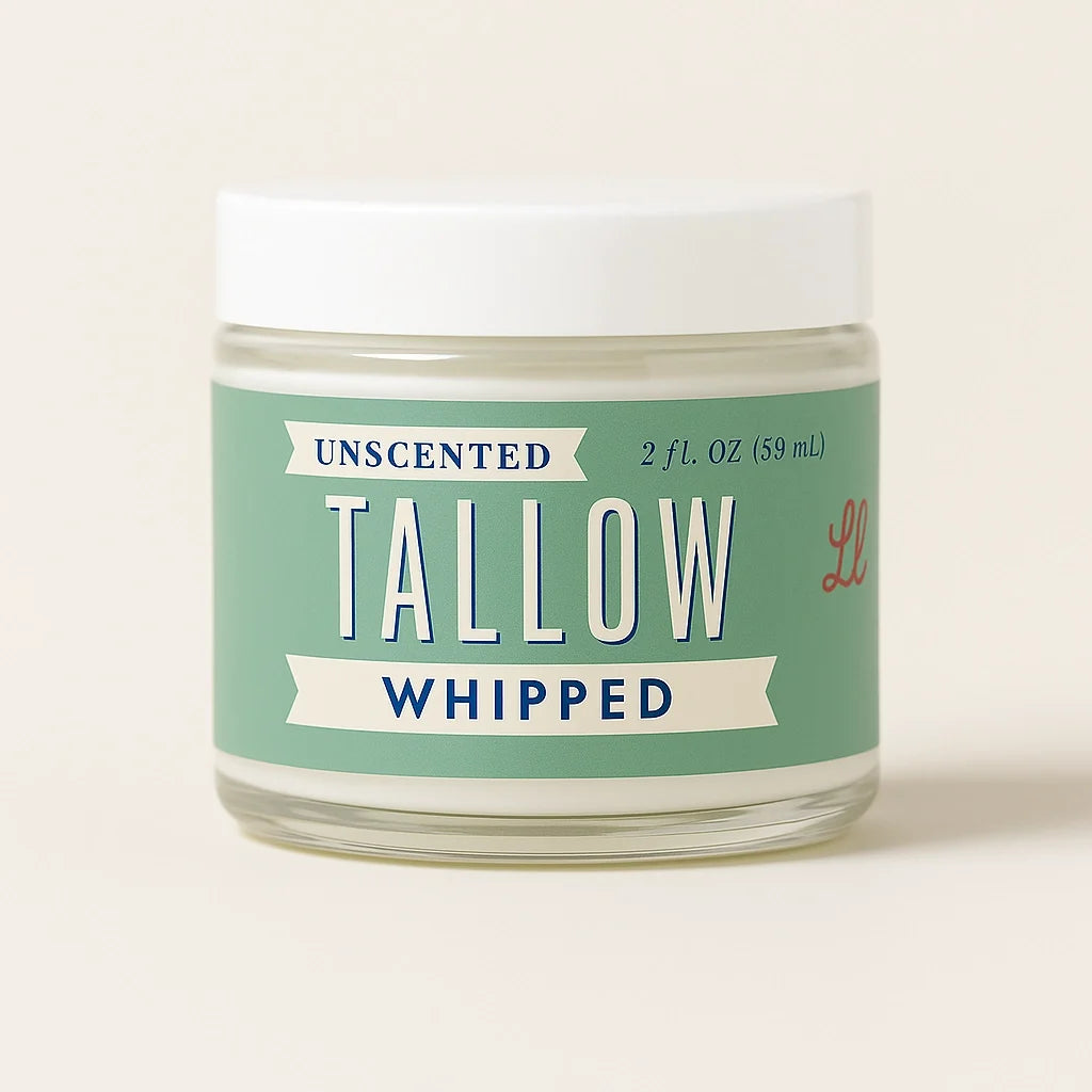 Unscented Whipped Tallow - 2OZ All Natural Moisturizer