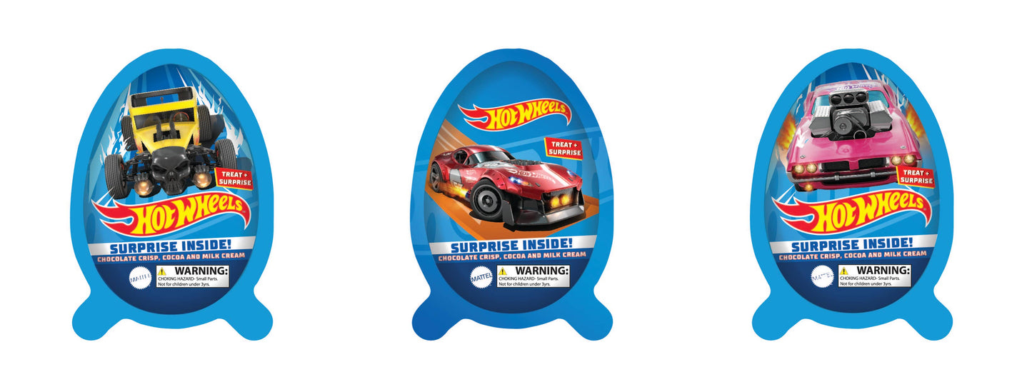 Hot Wheels Fun Surprise Egg, 24ct Display