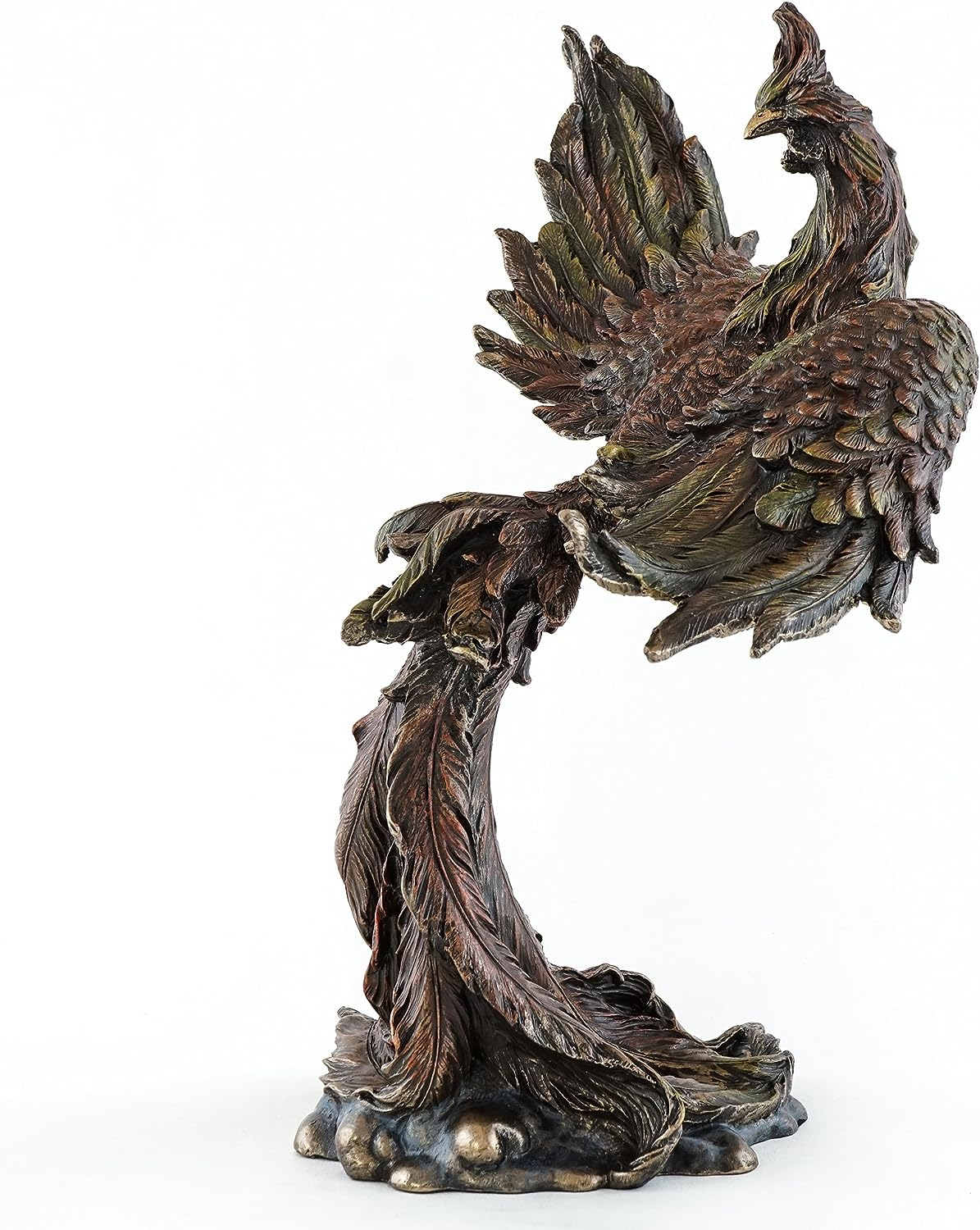 The Rising Phoenix Cold-Cast Bronze 12" Statue