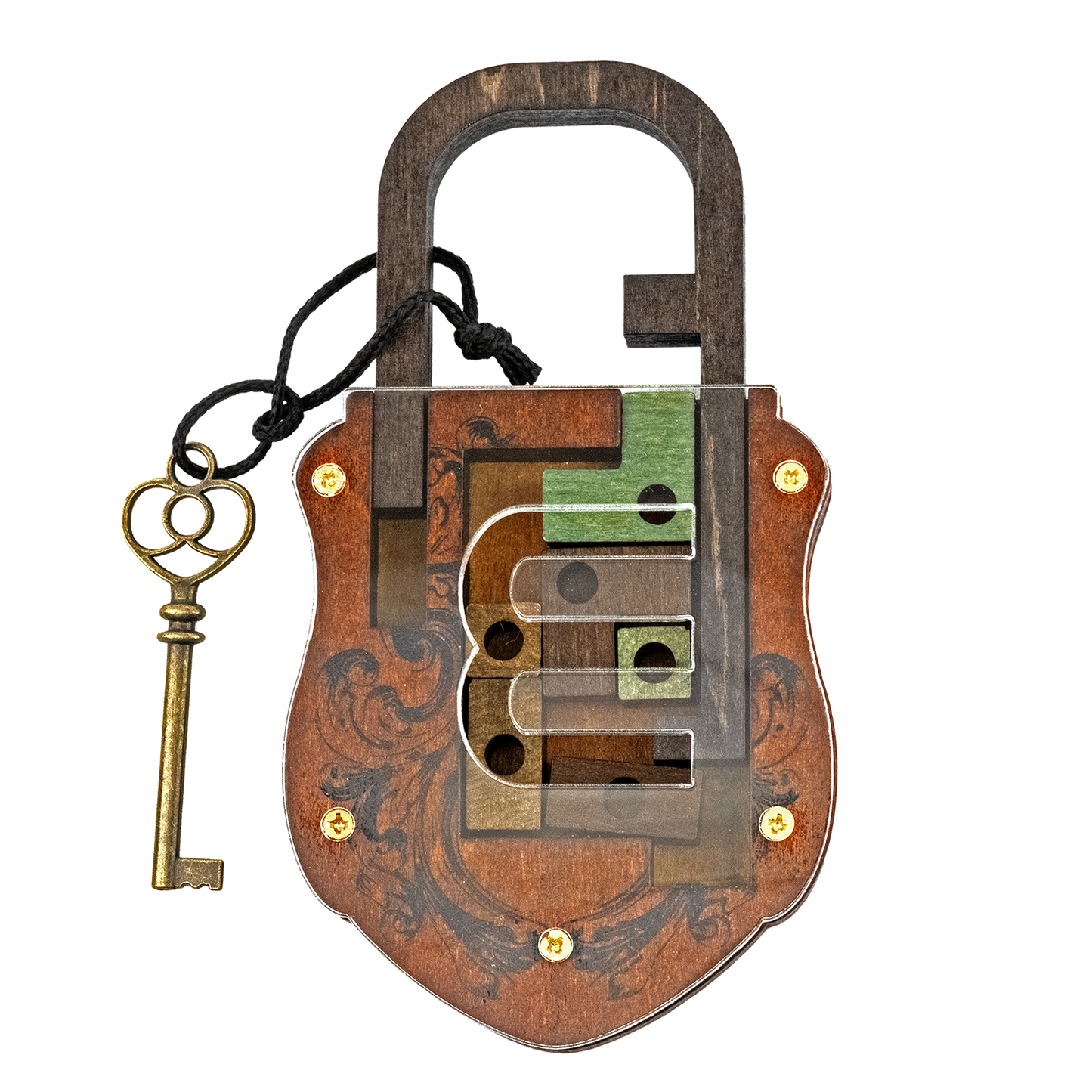 Trick Lock & Key Puzzle