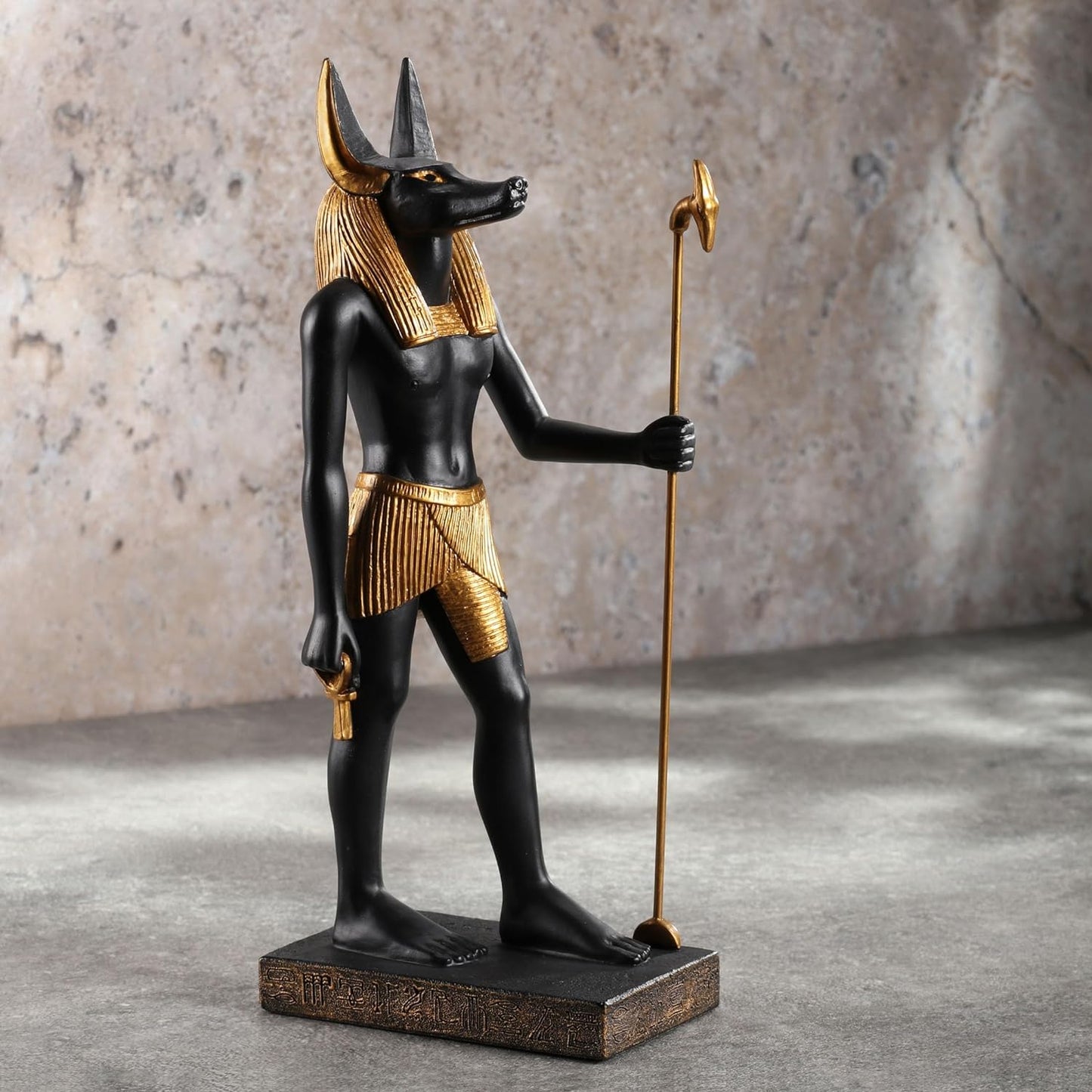Anubis, Egyptian God of the Dead Cold-Cast Bronze 8.5" Statue