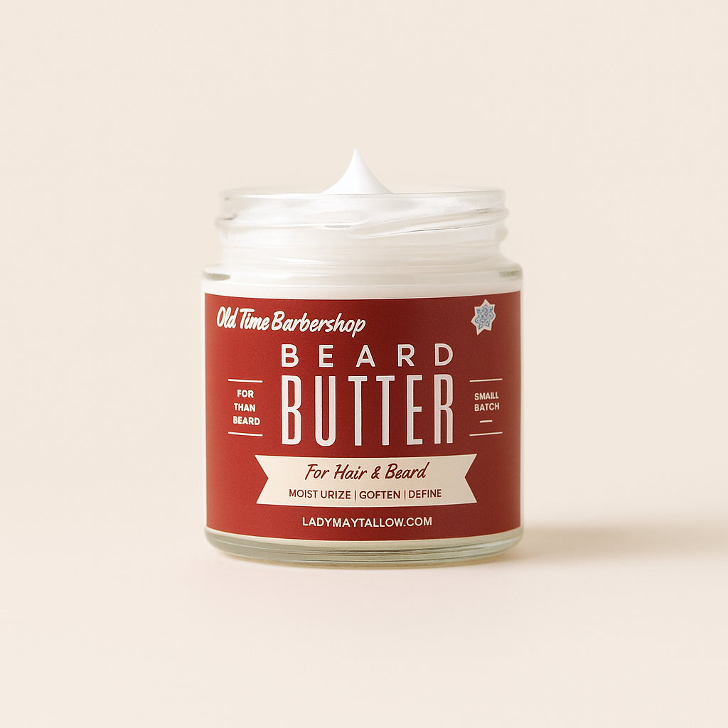 Tallow Man Old Time Barbershop Beard + Body Butter | Men's G