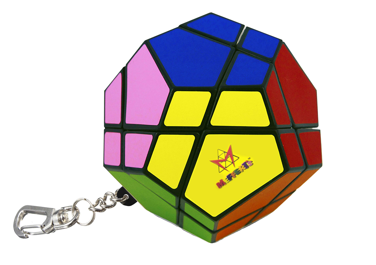 Meffert's Mini Skewb Twisty Puzzle Keychain