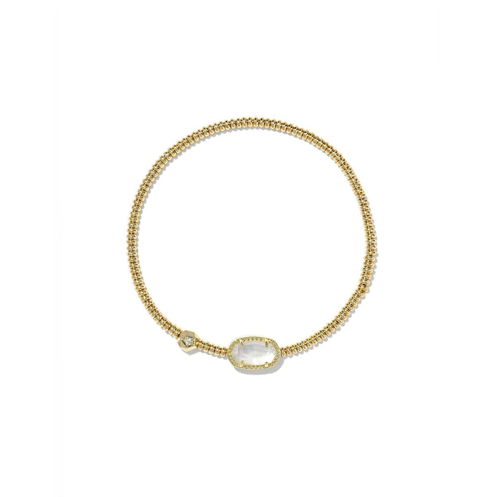 Kendra Scott - Grayson Stretch Bracelet Ivory Mother of Pearl- Gold
