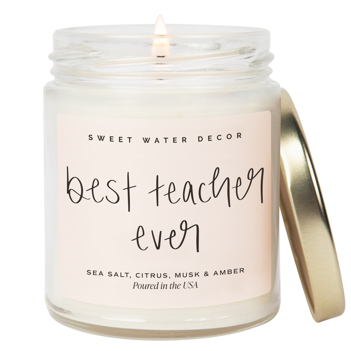 Best Teacher Ever 9 oz Soy Candle - Teacher Gifts