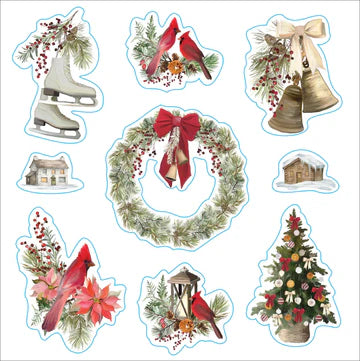 Artisan 580ct. Sticker Books | Christimas Merry and Bright
