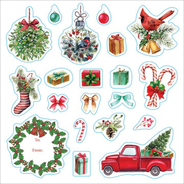 Artisan 580ct. Sticker Books | Christimas Merry and Bright