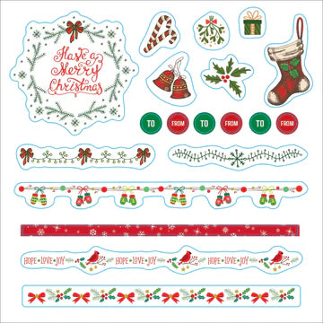 Artisan 580ct. Sticker Books | Christimas Merry and Bright