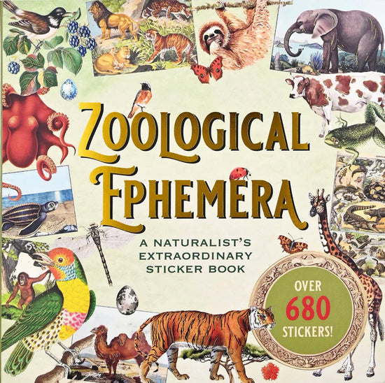 Artisan 580ct. Sticker Books | Zoological Ephemera