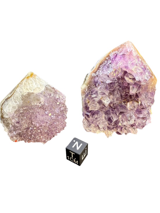 Amethyst | Rough Shaped Cluster Points | Brazil | X-Small | 2"