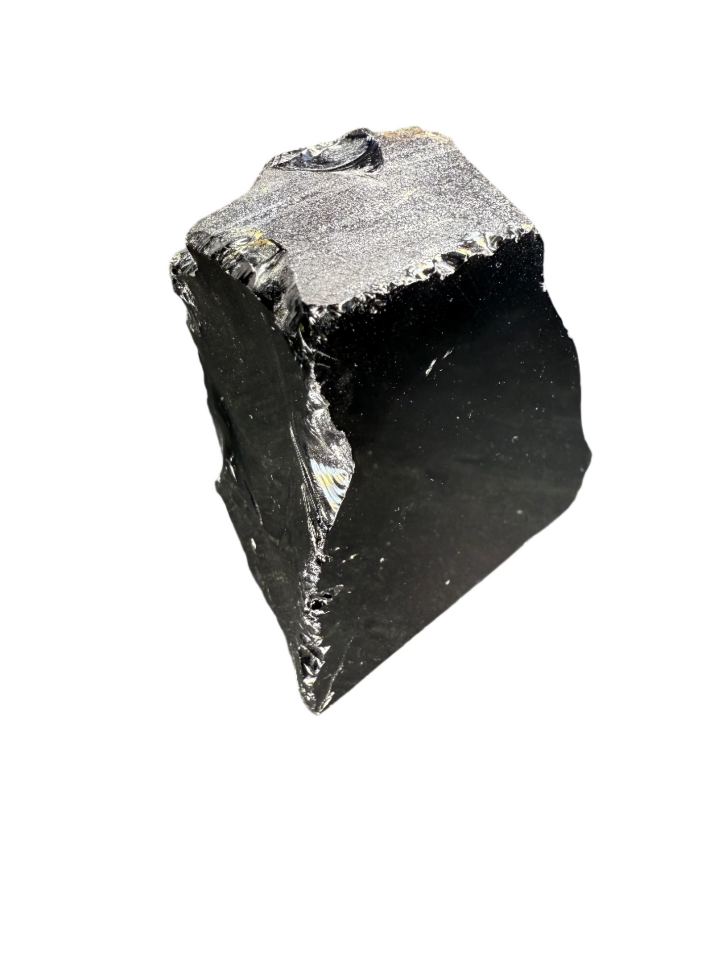 Black Obsidian | Polished Cut Base | 2-3"