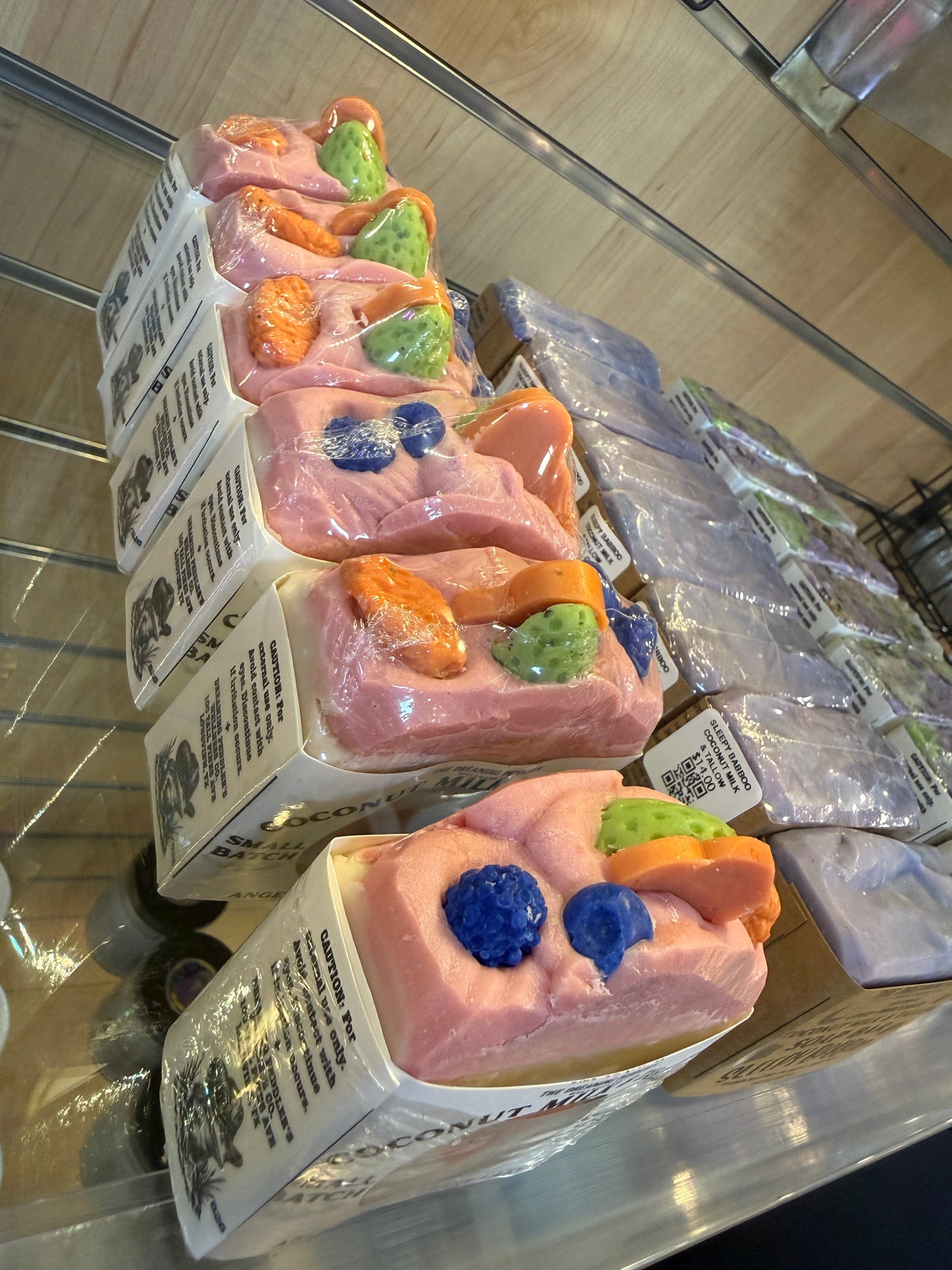 Angel Food Fruit Cake - Goat Milk and Tallow Soap Bar