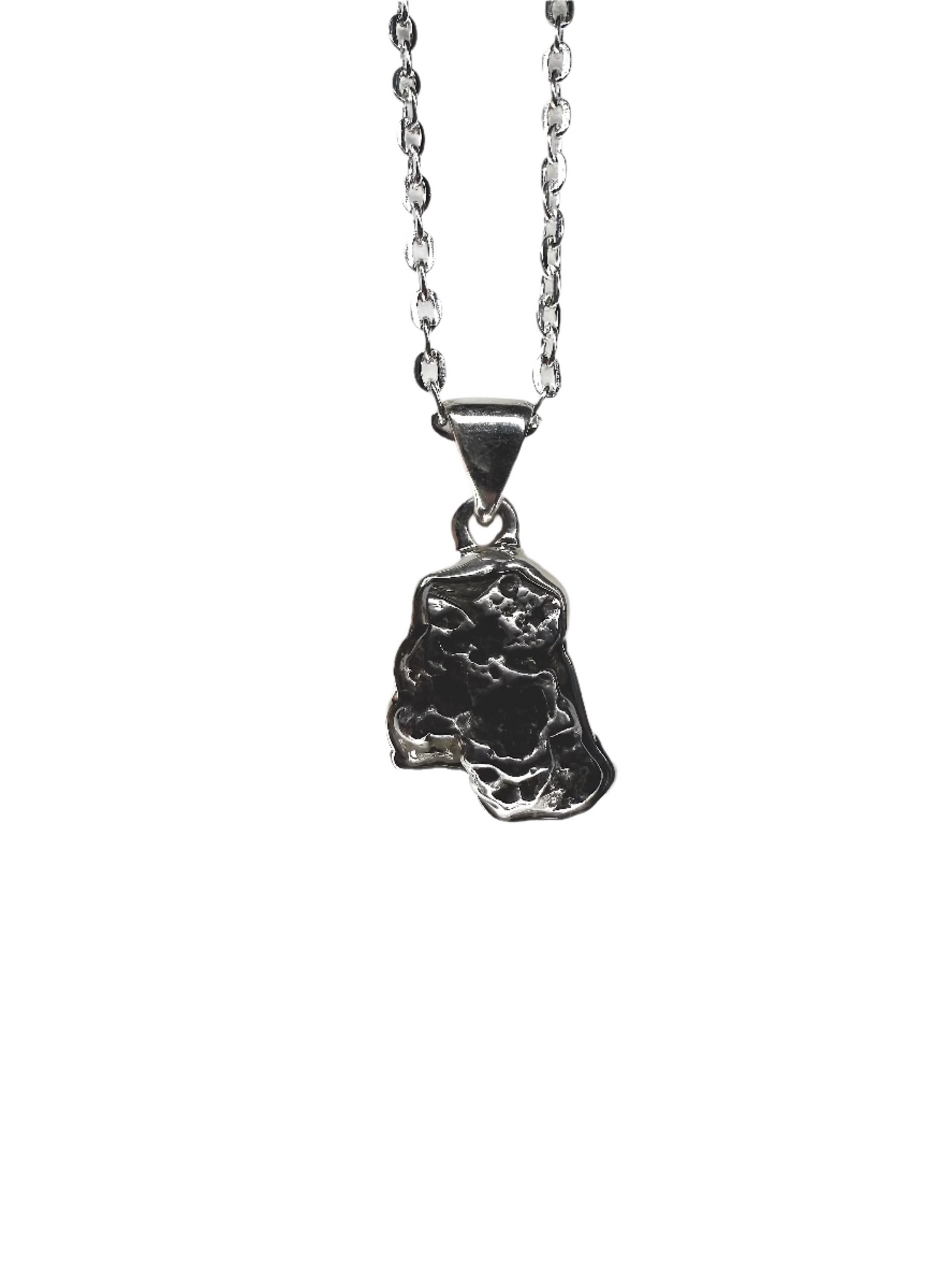 Campo Meteorite Sterling Silver Pendant | Argentina