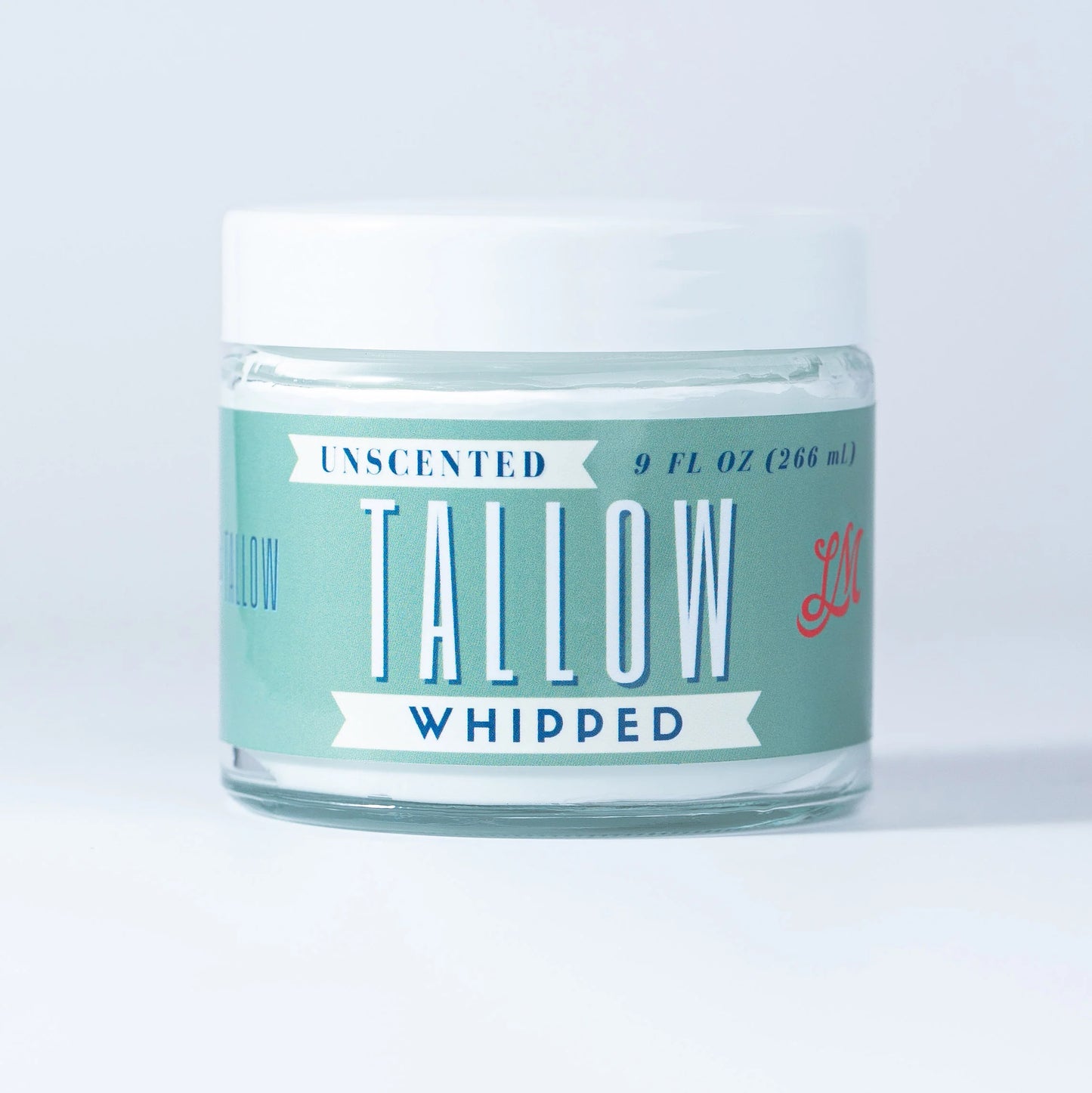 Unscented Whipped Tallow | 9oz | Dreaming Peddler's Wellness Co