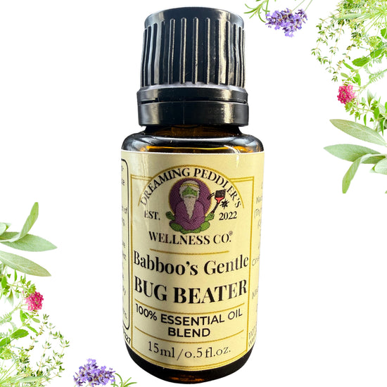 Dreaming Peddler's Wellness Co. 100% Essential Oil Blends | Babboo's Gentle Bug Beater | 15ml