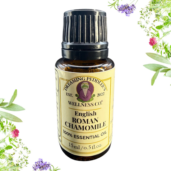 Dreaming Peddler's Wellness Co. 100% Essential Oils | English Roman Chamomile | 15ml