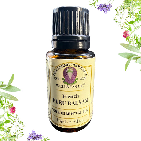 Dreaming Peddler's Wellness Co. 100% Essential Oils | French Peru Balsam | 15ml