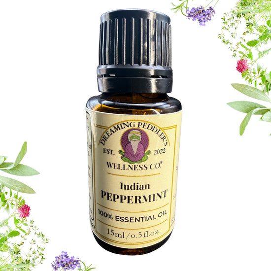 Dreaming Peddler's Wellness Co. 100% Essential Oils | Indian Peppermint | 15ml