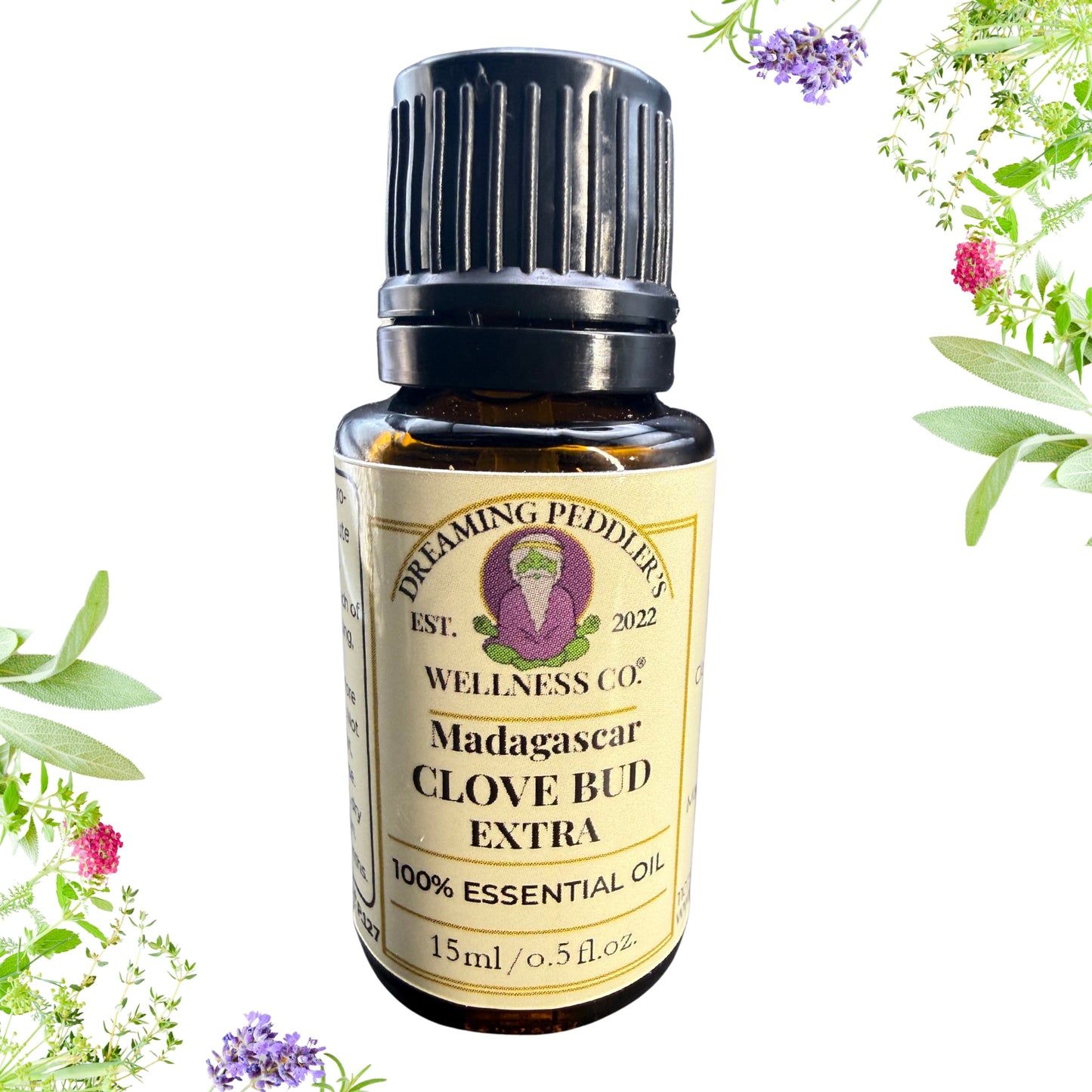 Dreaming Peddler's Wellness Co. 100% Essential Oils | Madagascar Clove Bud Extra | 15ml