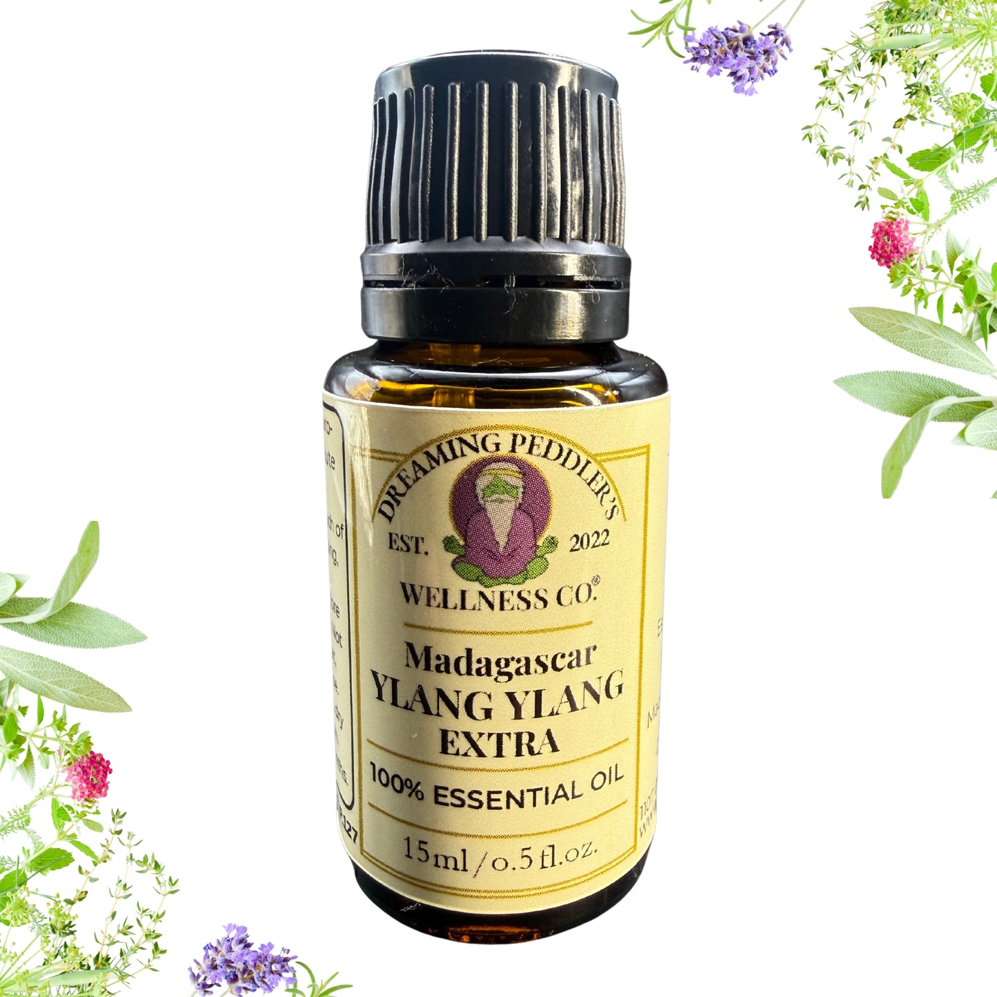 Dreaming Peddler's Wellness Co. 100% Essential Oils | Madagascar Ylang Ylang | 15ml