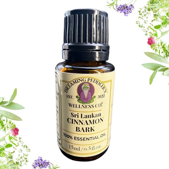 Dreaming Peddler's Wellness Co. 100% Essential Oils | Sri Lankan Cinnamon Bark | 15ml