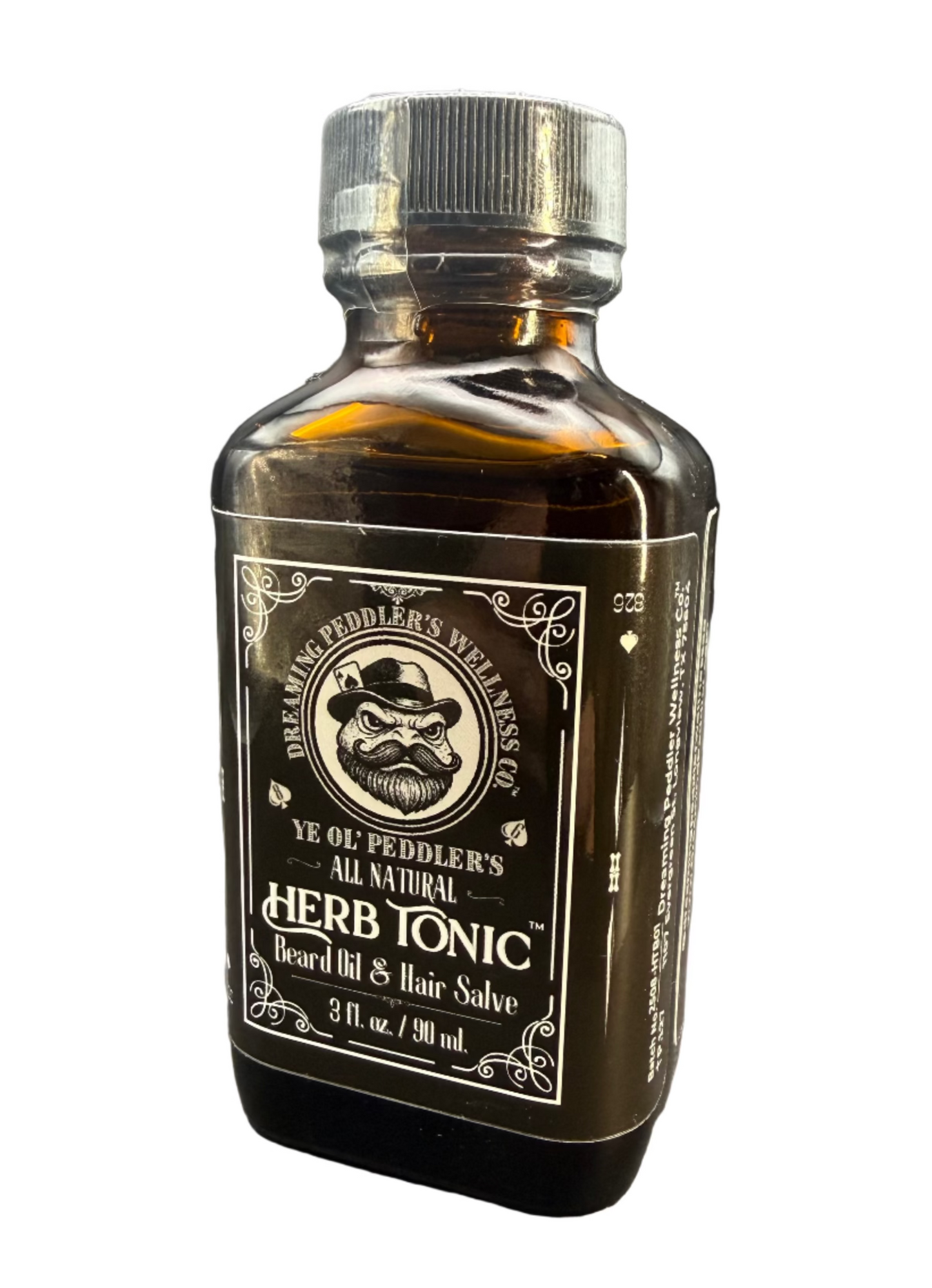 Dreaming Peddler's Wellness Co. Essential Oil Blends | Ye Ol' Peddler's Herb Tonic Beard Oil & Hair Salve | 3oz/90ml