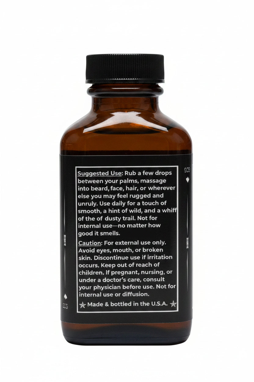 Ye Ol' Peddler's Oak & Ember Beard Oil & Hair Salve | 3oz/90ml | Dreaming Peddler's Wellness Co. Essential Oil Blends