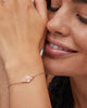 Kendra Scott  - Abbie Satellite Chain Bracelet Rose Quartz - Gold