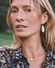 Kendra Scott  - Adriana Scallop Frame Drop Earrings Yellow Iridescent Abalone- Gold