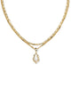 Kendra Scott- Adriana Scallop Frame Multi Strand Necklace Natural Mother of Pearl- Gold