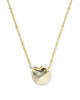 Kendra Scott- Apple Short Pendant Necklace Red Illusion - Gold