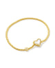 Kendra Scott - Ari Heart Stretch Bracelet Ivory Mother of Pearl- Gold