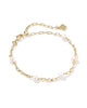 Kendra Scott - Ashton Chain Bracelet Freshwater Cultured Pearl- Gold