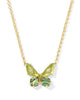 Kendra Scott- Bianca Butterfly Pendant Green Crystal Mix- Gold