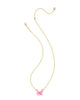 Kendra Scott- Bianca Butterfly Pendant Pink Crystal Mix- Gold