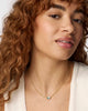 Kendra Scott  - Cailin Pendant Necklace Aqua Crystal (March) - Gold