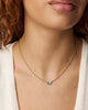Kendra Scott  - Cailin Pendant Necklace Aqua Crystal (March) - Gold