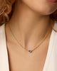 Kendra Scott  - Cailin Pendant Necklace Blue Violet Crystal (December) - Gold