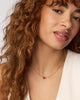 Kendra Scott  - Cailin Pendant Necklace Burgundy Crystal (July) - Gold