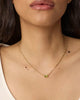 Kendra Scott  - Cailin Pendant Necklace Light Green Crystal (August)- Gold