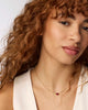 Kendra Scott  - Cailin Pendant Necklace Red Crystal (January)- Gold