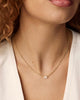 Kendra Scott  - Cailin Pendant Necklace White CZ (April) - Gold