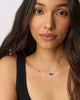 Kendra Scott  - Elisa Necklace Cobalt Cats Eye - Gold