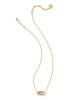 Kendra Scott  - Elisa Necklace Dichroic Glass - Gold