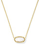 Kendra Scott  - Elisa Necklace Ivory Mother of Pearl- Gold