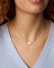 Kendra Scott  - Elisa Necklace Ivory Mother of Pearl- Gold